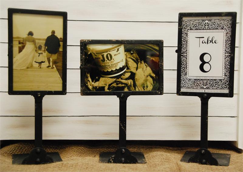 Rustic Metal Photo Frame