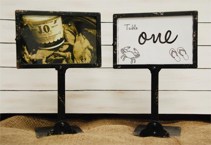 Rustic Metal Photo Frame